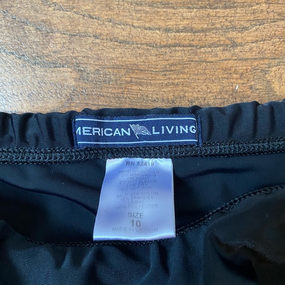 Size 10 American Living Skort Swim Suit Bottoms Skirt With Shirts - Picture 4 of 7